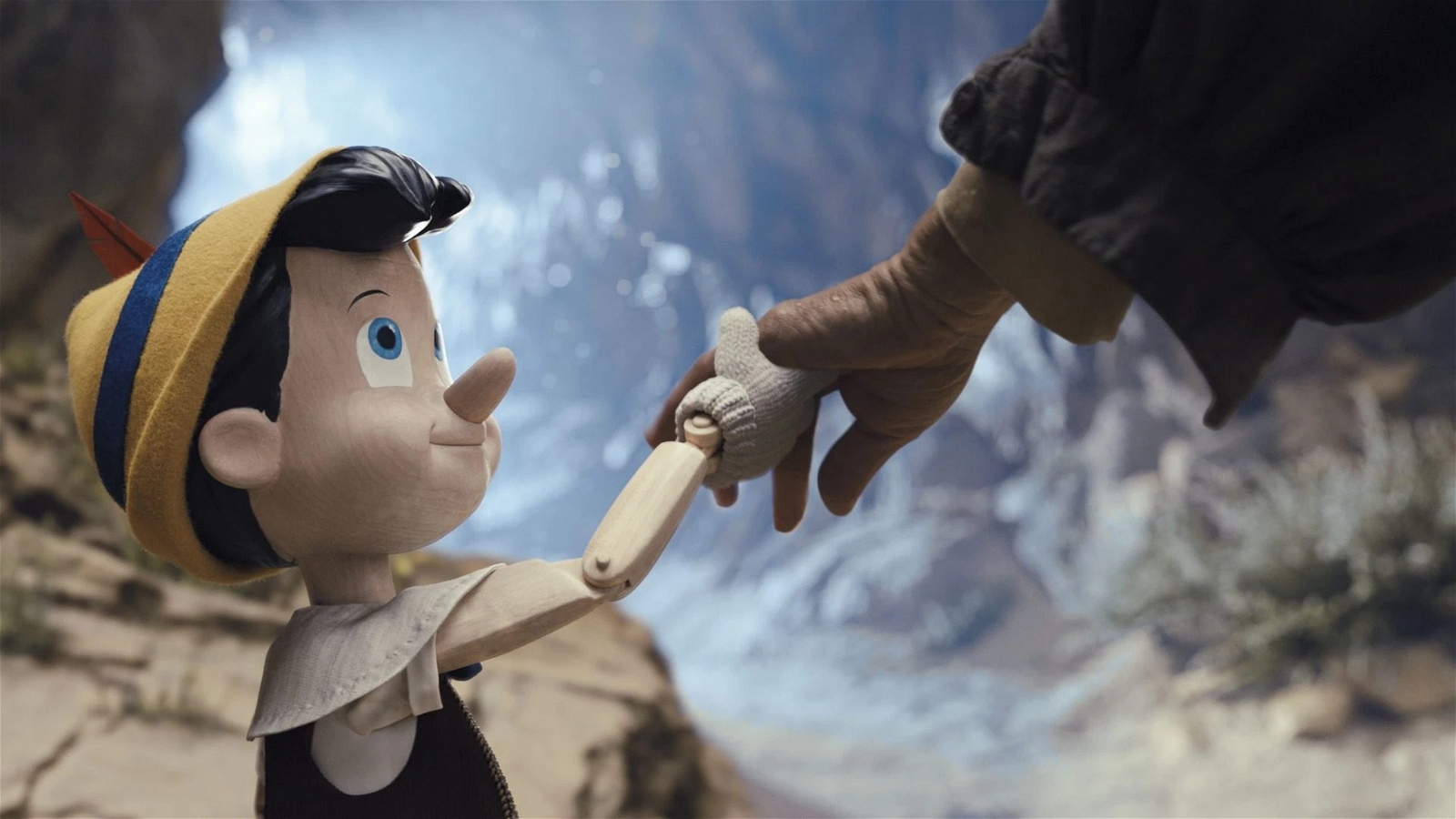 Pinocchio as he appears in the 2022 film